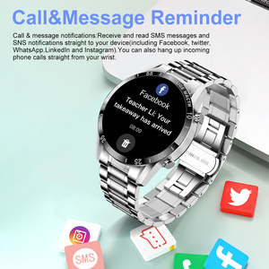 Lige bw0189 Top Kinh Doanh Smartwatch Thể Thao Người Đàn Ông Của Đồng Hồ Thể Thao Theo Dõi Nhịp Tim IP67 Không Thấm Nước Thông Minh Đồng Hồ Cho Nam Giới - Product Image 5