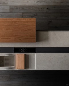 Mueble de Cocina Moderno con Isla de Madera y Almacenamiento Integrado para Diseño de Hogar Contemporáneo - Product Image 5