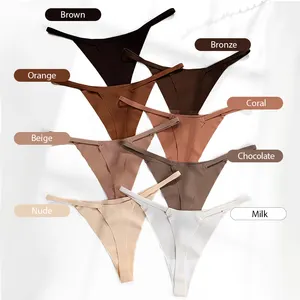 Hipster Sexy Low Rise Panties No Show Underwear Women Seamless G-String Thongs