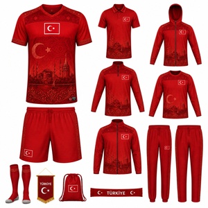 Maglia da Calcio 2026 Nazionale Turca Versione Giocatore e Tifoso Uomo Donna - Kit Uniforme Sportiva Casa e Trasferta per il Mercato all'Ingrosso - Product Image 3