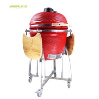 Aplex Wholesale Custom Barbecue 23" Ceramic Kamado Houtskoolgrill Beige BBQ Grill Outdoor