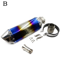 Nouveau tuyau d'échappement de moto en acier inoxydable de 51 mm avec DB Killer bleu pour X11/X4/M109r/Er6n - Boîte incluse