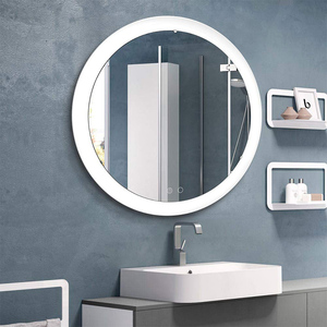 Support mural rond <span class=keywords><strong>salle</strong></span> <span class=keywords><strong>de</strong></span> bain <span class=keywords><strong>lumineux</strong></span> led bain tactile miroirs pour lavabo <span class=keywords><strong>miroir</strong></span> - Product Image 6