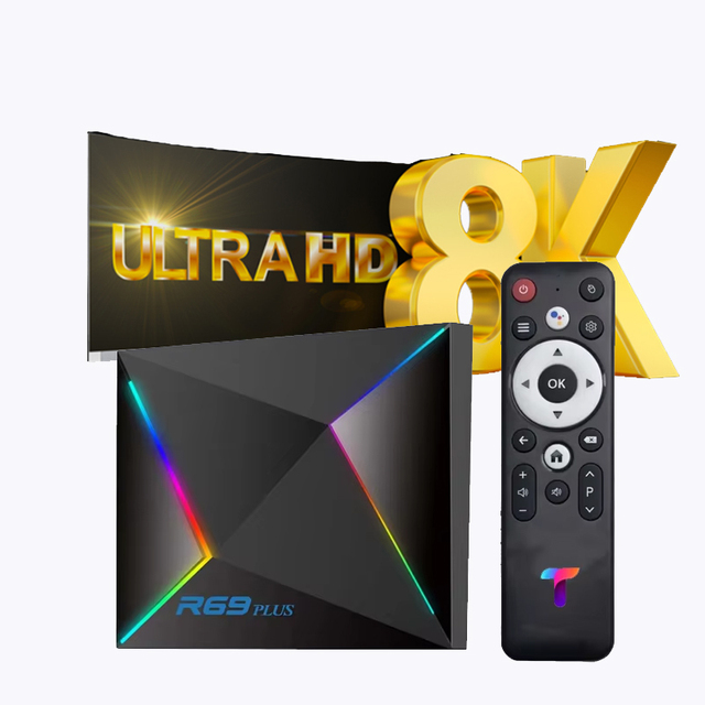 Lz Original R69plus TV BOX 8K Smart TV Allwinner H728 Media Player Octa Core Android 14 Tv Box