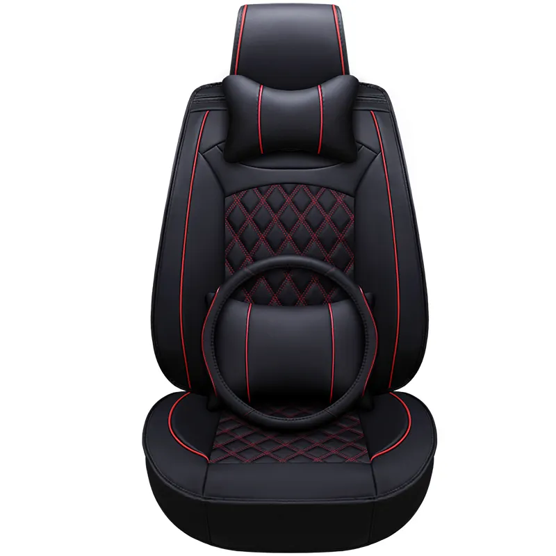 Conjunto completo de accesorios de moda para coche, funda de asiento impermeable para perro, cojines de asiento de lujo y almohada para Lada Vesta, 2022