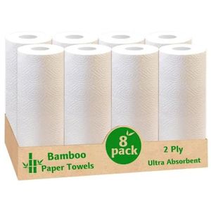 Papel higiénico sin blanquear <span class=keywords><strong>de</strong></span> bambú respetuoso con el medio ambiente OEM y ODM, rollo <span class=keywords><strong>de</strong></span> cocina <span class=keywords><strong>de</strong></span> bambú biodegradable duradero <span class=keywords><strong>de</strong></span> 2 capas, toalla <span class=keywords><strong>de</strong></span> papel tisú - Product Image 1