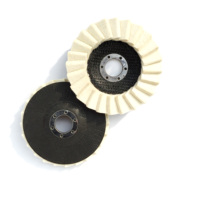 Disques de polissage en feutre de laine, roues de polissage en feutre à lamelles, roues de polissage en verre médical de haute qualité, marbre, métal