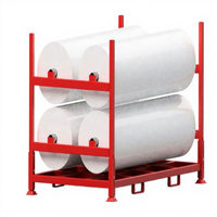 Étagère de stockage de pneus industrielle pliable en acier |   Étagères de stockage pour entrepôts commerciaux |   Installation par branchement |   Revêtement en poudre |