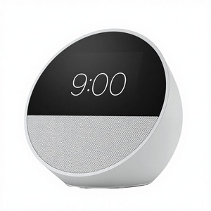 All-new Ama Zon Echo Spot (2024 Release) Smart Alarm <b>Clock</b> with Vibrant Sound + Alexa Home Theatre & Party Use RGB <b>LED</b> Lighting - Product Image 2