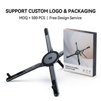 Support pour ordinateur portable en aluminium de qualité supérieure, certifié BSCI, pliable à double axe, ergonomique, pour accessoires informatiques, marque OEM, fabriqué en usine depuis 18 ans