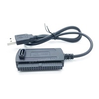 Câble convertisseur adaptateur USB 2.0 USB vers SATA IDE pour disque dur 2.5 3.5 HDD 60321 câble USB vers SATA
