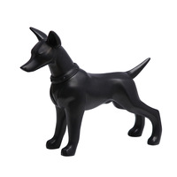 Mannequin de chien grande taille en polyester de qualité supérieure pour l'affichage de vêtements, harnais et chaussures – Modèle écologique pour vêtements de grands chiens, idéal pour vitrine