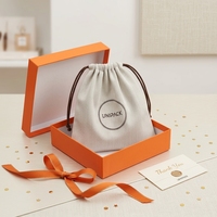Pochette de luxe écologique personnalisée en coton pour portefeuille, parfum, chaussures, sac à main, sac anti-poussière avec logo sérigraphié réutilisable, cadeau artisanal