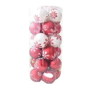 New Year Gifts DIY Plastic Ball Christmas Ornaments Colourful Party Decor Christmas Tree Decoration