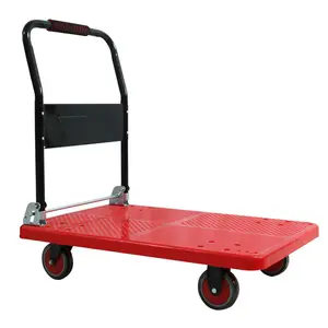 200kg Capacity Heavy Duty Hand Truck Platform Foldable Trolley Cart