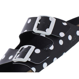 Birkenstock รองเท้าแพลตฟอร์ม Arizona Pap สำหรับทุกเพศขนาดแคบ7สี: จุดสีดำ/ขาว - Product Image 2