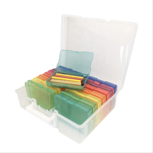 Schlussverkauf 16 + 1 Grußkarten-Organisator Aufbewahrungsbox mit 16 einstellbaren Teilern passt 4 "x 6" Fotos organisieren Karten im Büro Amazon - Product Image 3