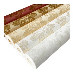 Papel Tapiz de PVC 3D de Lujo Europeo, Diseño Clásico de Damasco, para Sala de Estar, Fondo de TV, Impermeable, Decoración para el Hogar y Hoteles, Modelo de Vinilo - Product Image 3