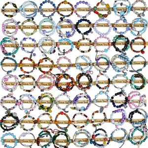 Bracelet en céramique fait main de Jingdezhen, ne se décolore pas, pour femme, haut de gamme, nouveau style chinois, polyvalent, motif floral de style national - Product Image 2