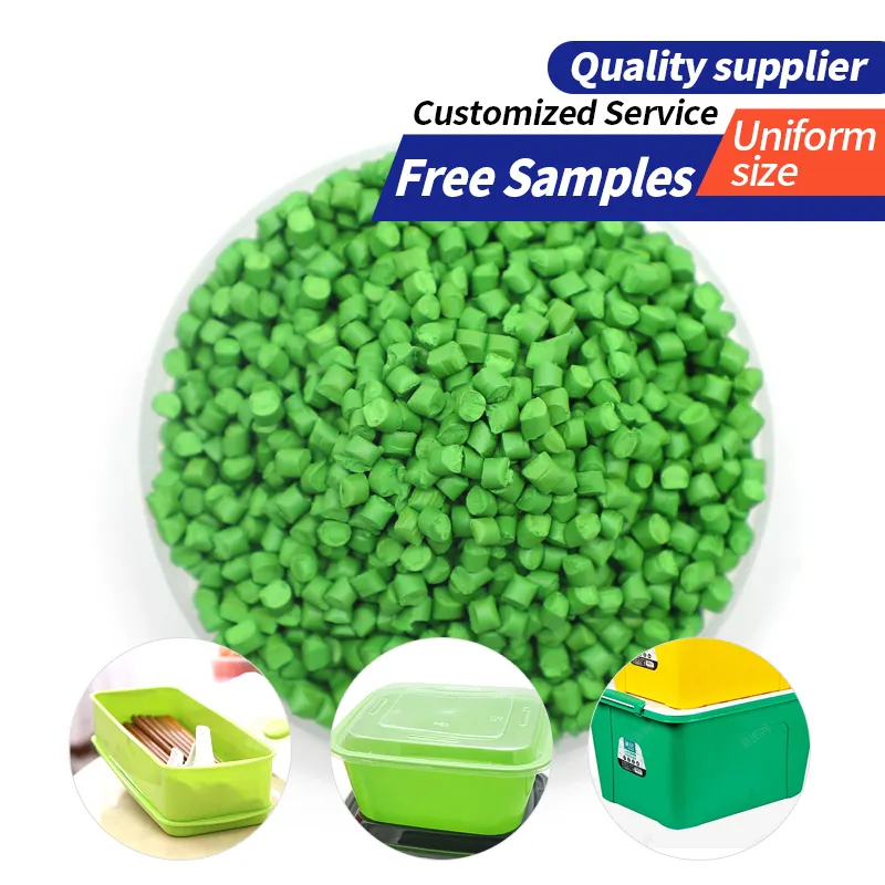 Fournisseur de mélange maître de couleur verte de qualité supérieure