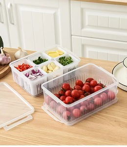 간단하고 편리한 다진 파 신선한 보관 상자 뚜껑이있는 다진 파 냉장고 상자 - Product Image 2