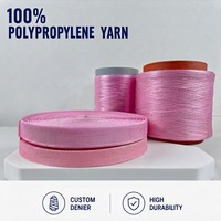 Hilo FDY de Polipropileno 100% de Alta Resistencia y Tenacidad, Núcleo Sólido, 1200D Denier, para Eslingas de Elevación Industriales y Tejido Textil