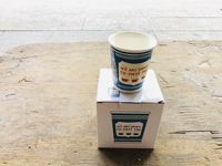 Gobelet à café en porcelaine à paroi unique de 9oz 280ML 180ML 400ML tasse à café jetable en céramique grecque de New York