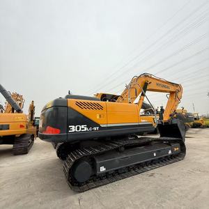 Excavatrice sur chenilles hydraulique Hyundai 305 LC-9T 2022 d'occasion, 30 tonnes, moteur diesel, boîte de vitesses, pompe, moteur, capacité de la benne de 1,34 m³ - Pas cher - Product Image 1