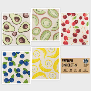 Éponge de <span class=keywords><strong>cuisine</strong></span> multifonctionnelle, torchon carré non tissé allemand <span class=keywords><strong>en</strong></span> pâte de <span class=keywords><strong>bois</strong></span> coton absorbant dégraissant, plat à récurer, vente <span class=keywords><strong>en</strong></span> gros - Product Image 2