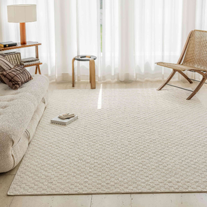 <span class=keywords><strong>Tapis</strong></span> imperméable <span class=keywords><strong>beige</strong></span> pliable en polypropylène résistant aux taches pour le salon - Product Image 6