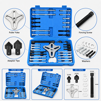 RuiMart Kit d'outils de démontage 46 pièces pour équilibreur harmonique, volant, engrenage et vilebrequin pour réparation automobile