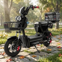 Nouveau design de moto de livraison de nourriture Super Cub, vélo électrique à emporter, scooter électrique 60V 1000W, cyclomoteur, vélo de ville