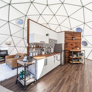 Tamaño personalizado de lujo iglú al aire libre impermeable Material de PVC cúpula tienda de campaña con baño y dormitorio - Product Image 5