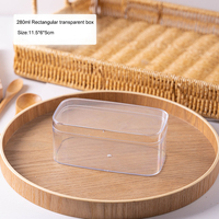 Gobelet en plastique alimentaire recyclable en gros avec couvercle, boîte à pâtisserie pour tiramisu, boîte à gâteau en acrylique