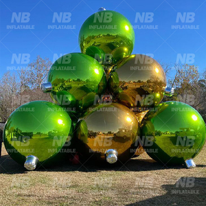 Outside Decorative Inflatable Biggest Ceiling Floating Decorations Oversized Discount Colorful Big Ornament <b>Balls</b> Mirrior <b>Ball</b> S - Product Image 3