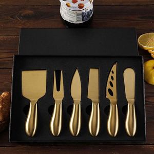 Classic Hollow Handle Stainless Steel 5 Pieces <b>Cheese</b> <b>Knives</b> <b>Set</b> for <b>Cheese</b> Cutter Cake Pizza Etc - Product Image 2
