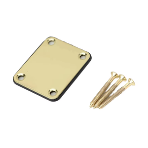 Accesorios de guitarra, placa de cuello de guitarra eléctrica cromada/negra/dorada, placa de cuello de guitarra Vintage para piezas de guitarra ST TL <span class=keywords><strong>Fender</strong></span> - Product Image 1