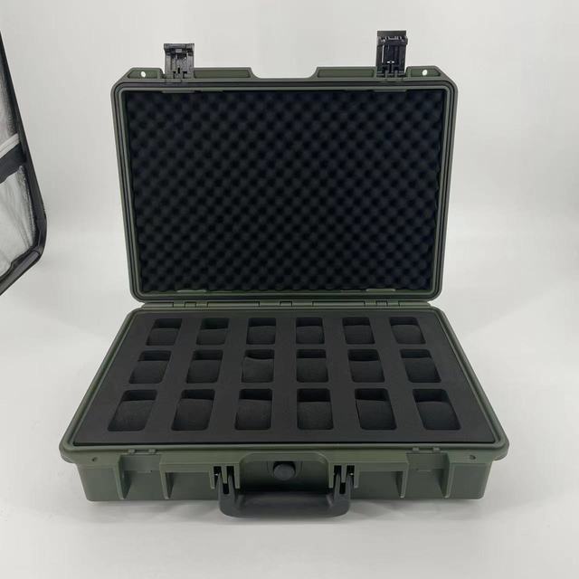 DPC089 High Quality Wholesale Carrying Safe Luxury Display Watch case Travel Packaging Storage Green Watch Gift case
