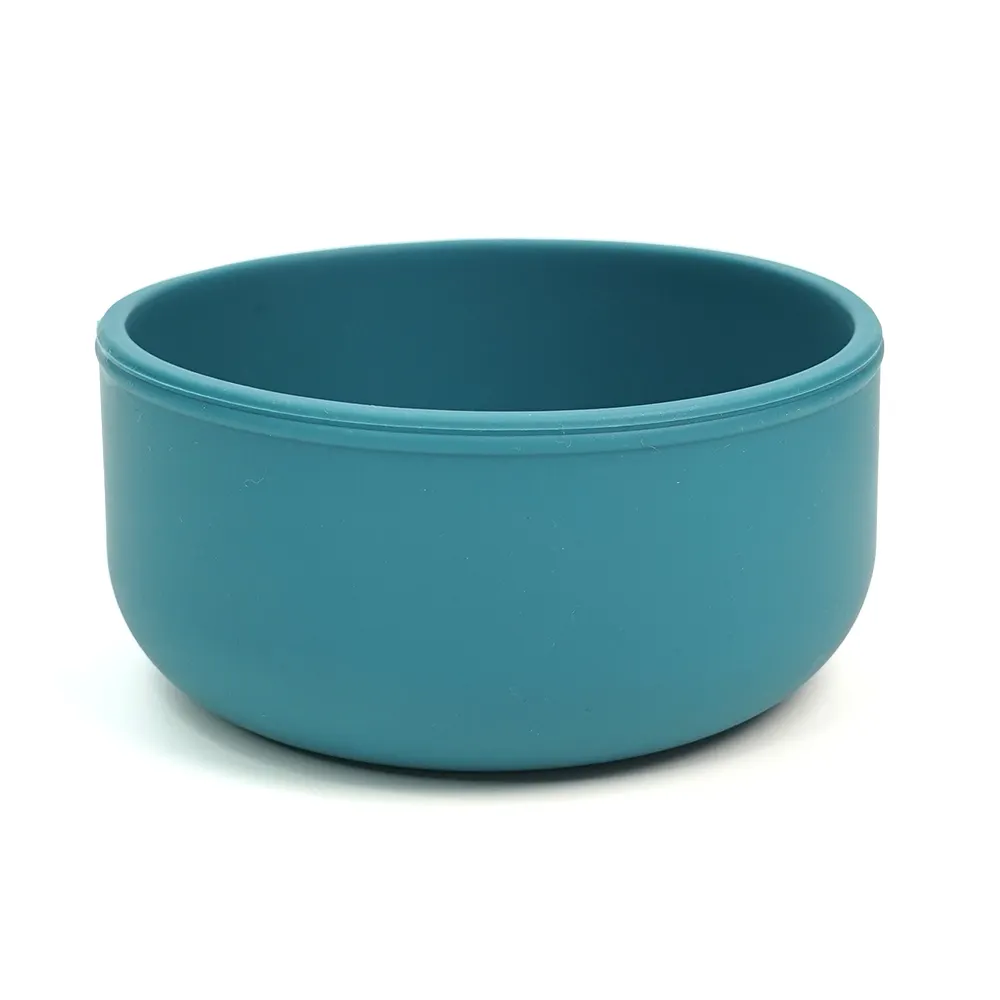 New Arrival Eco-friendly Non-toxic Bpa Free Food Safe Silicone Children Kids Divided Dish baby feeding bowl