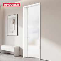 Porte de salle de bain décorative à double battant, étanche, de type pivotant, de haute qualité, pour toilettes domestiques, fabriquée en Chine