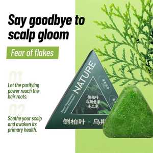 <span class=keywords><strong>Shampoo</strong></span> Naturale in <span class=keywords><strong>Saponetta</strong></span> Triangolare a Prezzo di Fabbrica, Platycladus Usman, per Controllo dell'Oleosità, Lisciante e Anti-Forfora - Product Image 4