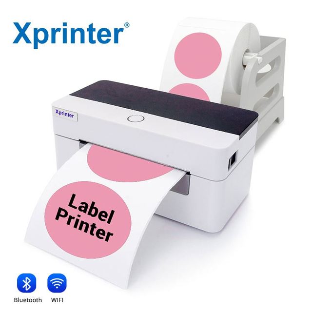 Xprinter XP-D463B 20-100mm 4inch Black USB Desktop Thermal Sticker Label Printer Logistics Android Compatible Cheap Linux Stock