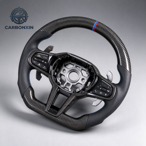 Volante de Fibra de Carbono Personalizado para BMW CS G F F30 F20 F10 E46 M2 M4 M3 M5 G20 G80 E90 E87 E38 G28 G30 G38 G60 G87 X3 X5 M8 - Product Image 5