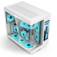 SOEYI New Model PC Gaming Casing CPU Cabinet Wholesales ATX Computer Cases Towers Gamer Gebinete With LCD Display Screen