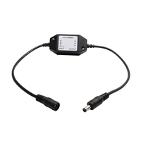 Câble LANO DC5.5x2.1mm Mâle/Femelle 22AWG ABS 1m IP11 36V USB-C 2 Ports 5A LED/CCTV/DIY