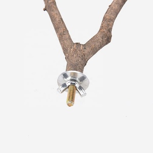Jouets pour oiseaux pour perroquet, fourche en bois brut, support de branche d'arbre, perchoir pour <span class=keywords><strong>hamster</strong></span>, perchoirs pour <span class=keywords><strong>cage</strong></span> à oiseaux - Product Image 6