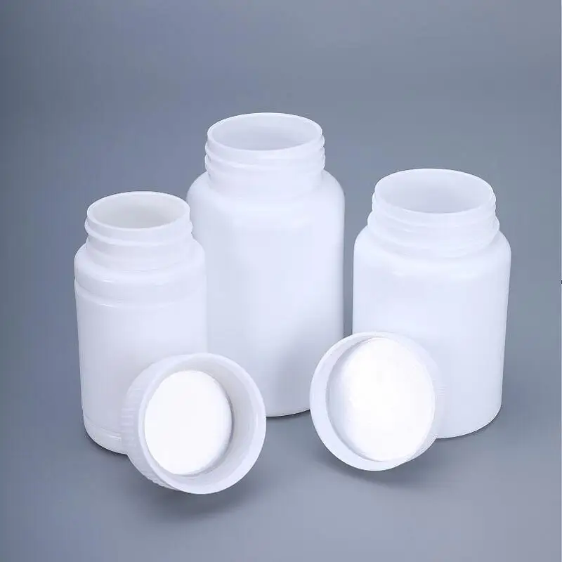 20Ml-200Ml plastik hap şişeleri Hdpe/Pet ilaç kapsül hap şişe mühür tıp vitamini ile şişeleri konteynerler