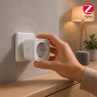 Prise intelligente Tuya Zigbee de type allemand F&E avec minuterie, programmation, contrôle à distance par application, commande vocale, prise de courant, prises intelligentes