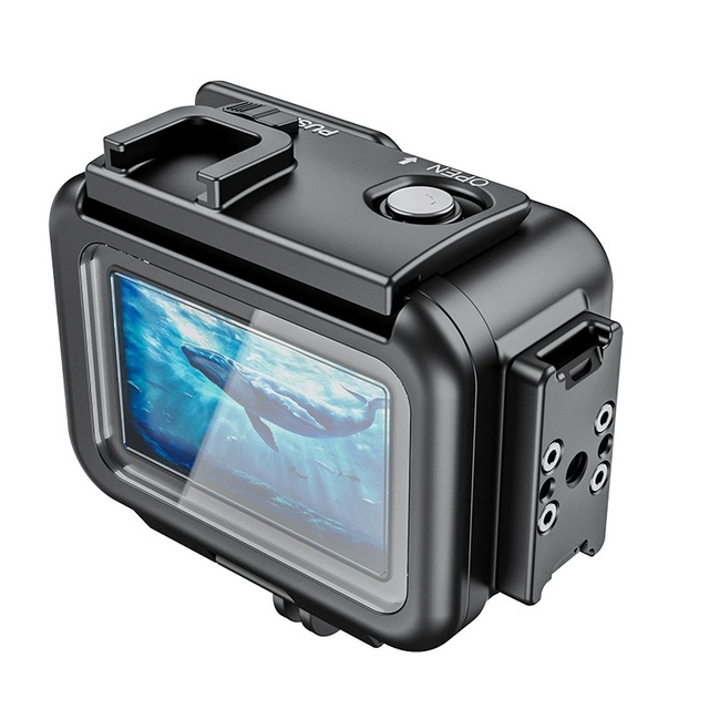 Universal Metal Waterproof Case for SF-15006 60-Meter Waterproof Sealed Sports Camera Accessory Flexible & Portable