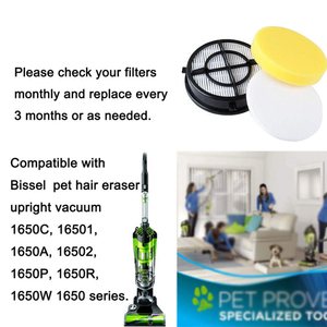 16871 16881 filtres pour Bissel Pet Hair Eraser Febreze aspirateur vertical remplacement 1650 série 1650A 1650C - Product Image 6